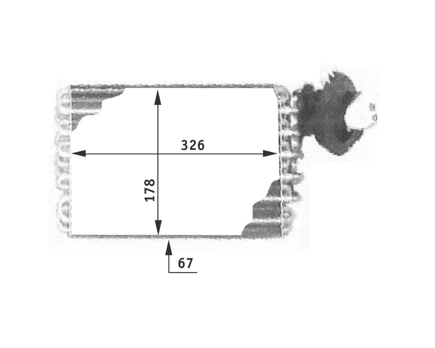 Mercedes A/C Evaporator Core 1298300358 - Behr Premium 351210121